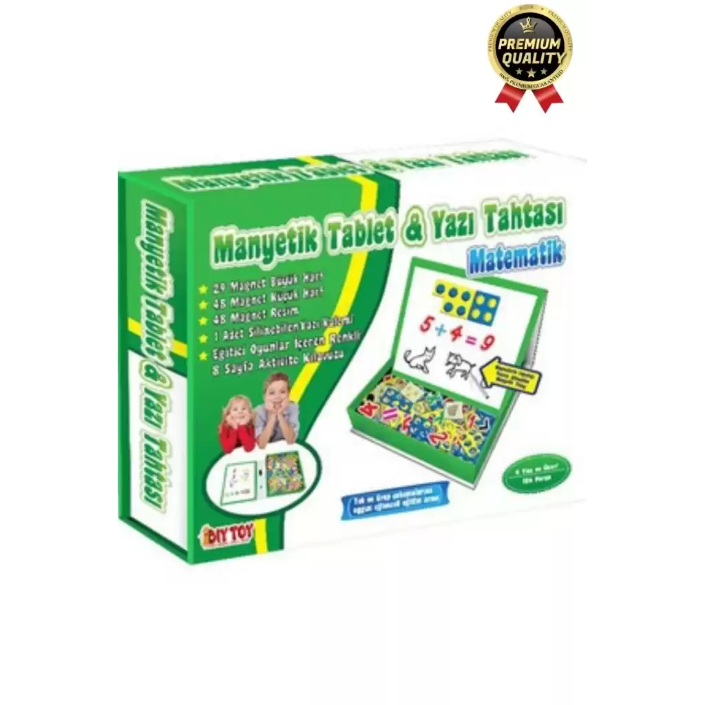 Özel Seri Eğlenceli Eğitici Öğretici Alfabe Rakam Sayı Yazı Tahtası Manyetik Tablet Matematik Seti