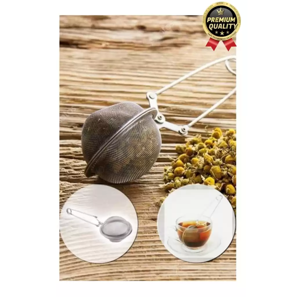 Yüksek Kalite Pratik Kolay Dayanıklı Paslanmaz Çelik Geniş Kulp Bitki Çayı Demleme Süzgeci Aparatı