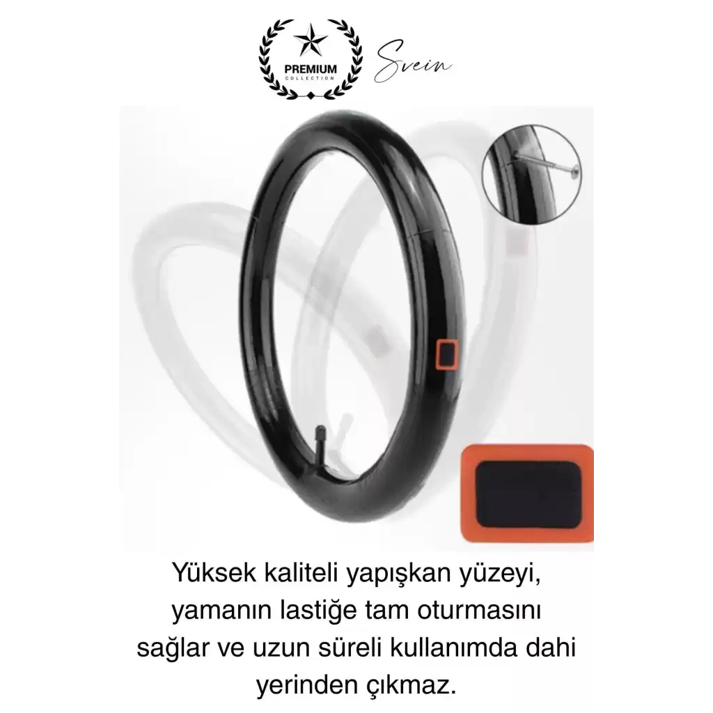 Ekstra Güçlü Araba Bisiklet Motosiklet Soğuk Yama Lastik Tamir Yaması Seti 24 Parça Kolay Pratik