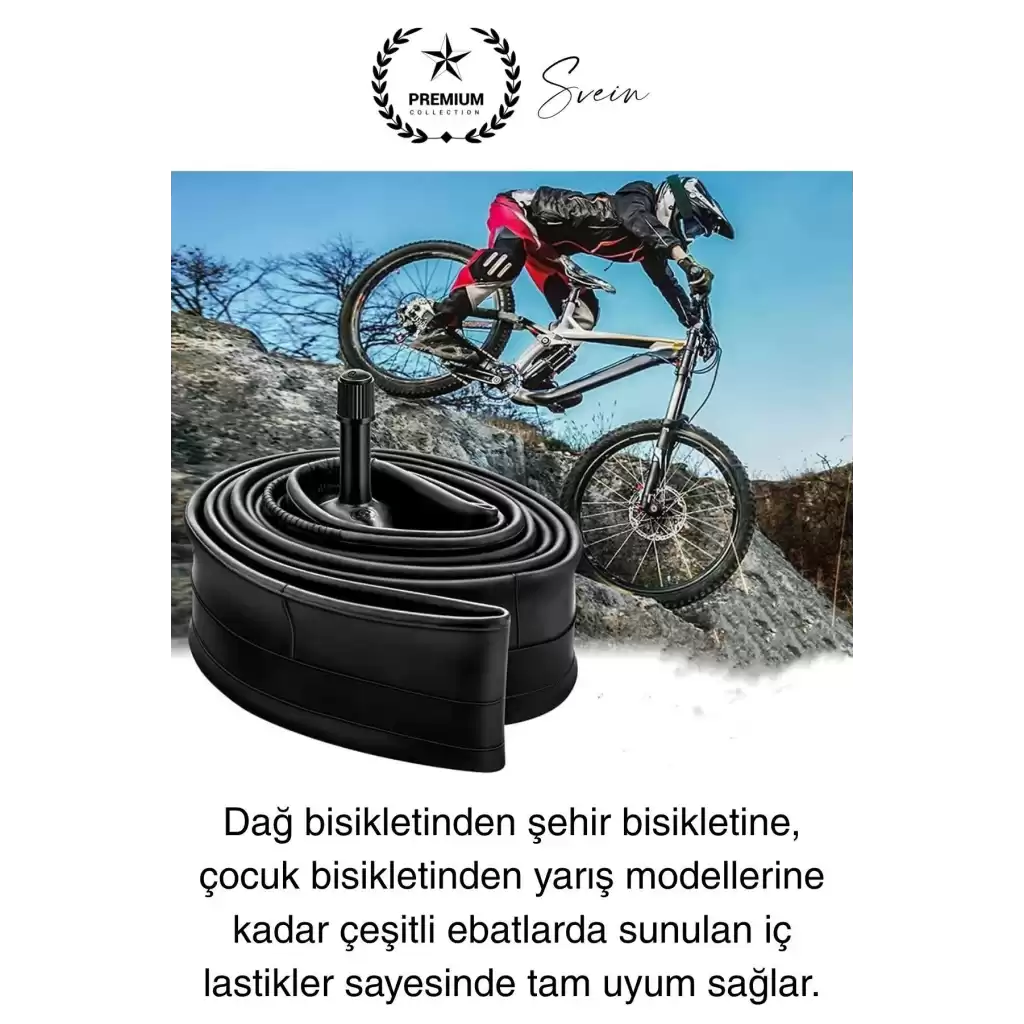 Premium Bisiklet İç Lastiği Şamyel Dayanıklı Sibop Kolay Montaj Seti Güvenli Farklı Boy Seçenekleri