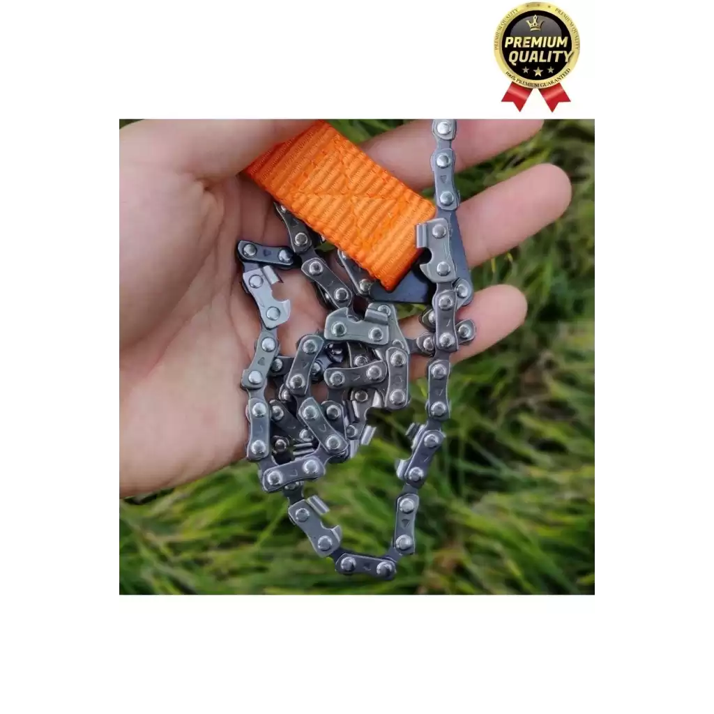 Çok Amaçlı Saplı Taşınabilir Güçlü Dayanıklı Ergonomik Hafif Çantalı Mini Manuel Zincirli Testere