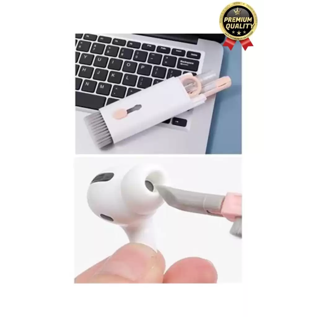 Çok Fonksiyonlu Silikon Uçlu 7 in 1 Bilgisayar Ekranı Kulaklık Airpods Klavye Telefon Temizleme Kiti
