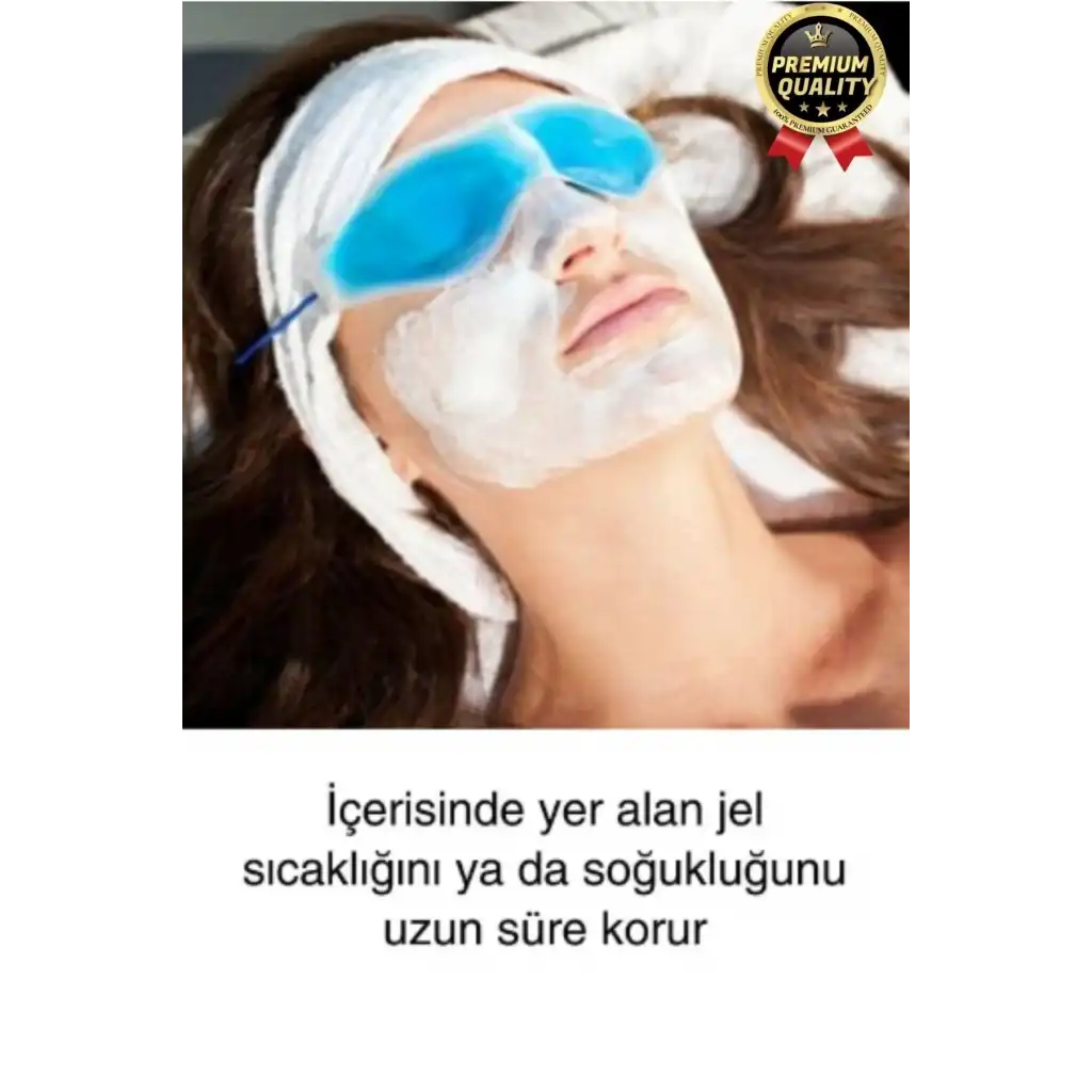 Göz Bandı Buz Jeli Yüz Termojel Maskesi Gözaltı Torbası Şişlik Giderici Soğuk Kompres Rahat Uyku