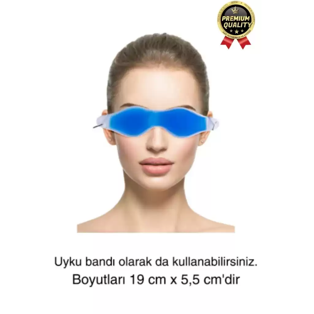 Göz Bandı Buz Jeli Yüz Termojel Maskesi Gözaltı Torbası Şişlik Giderici Soğuk Kompres Rahat Uyku