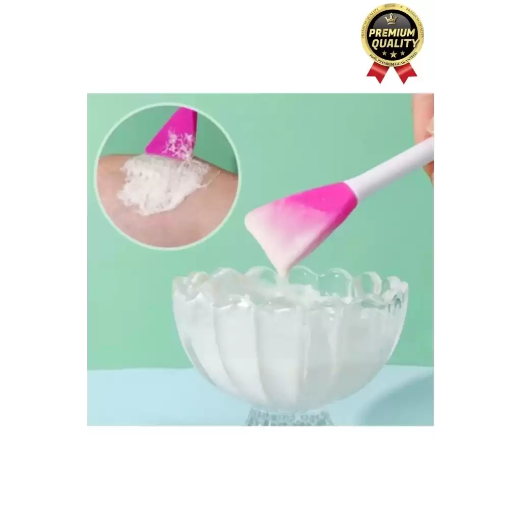 Özel Seri Esnek Yumuşak Silikon Yüz Cilt Krem Maske Uygulama ve Temizleme Fırçası Spatulası 1 Adet