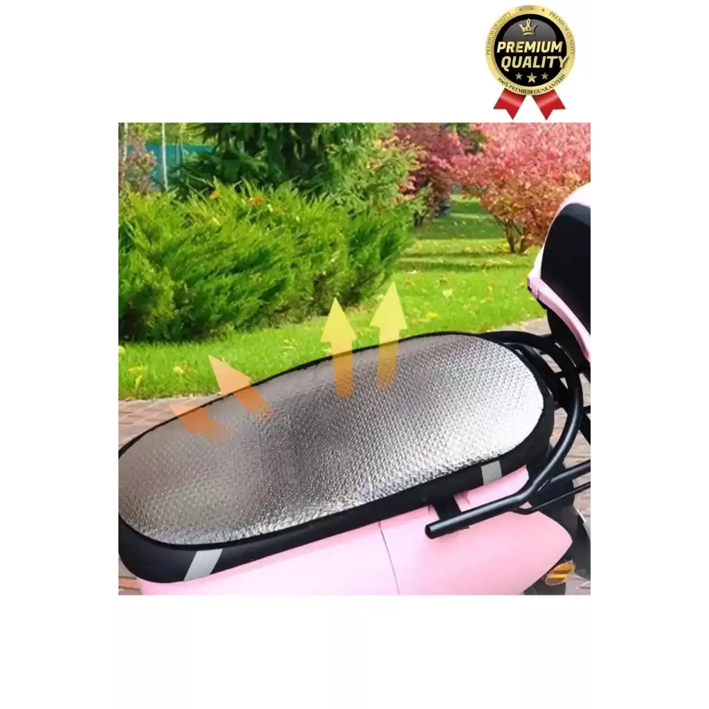 Özel Üretim Alüminyum Koltuk Kılıfı Dayanıklı Lastikli Su Geçirmez Motor Sele Güneşliği 60 cm x35 cm