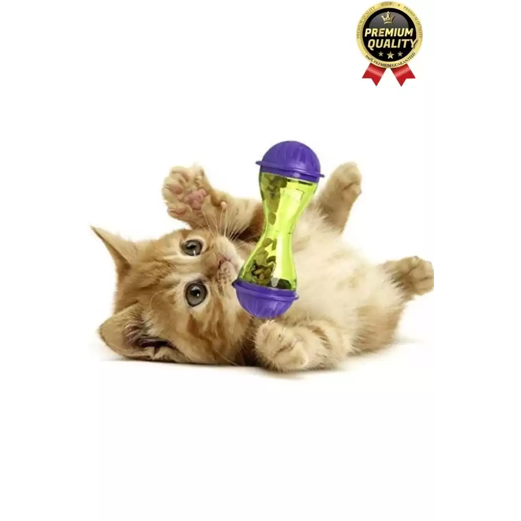 Premium Seri Saklama Hazneli İçgüdüsel Avlanma Kum Saati İnteraktif Kedi köpek Ödül Maması Oyuncağı