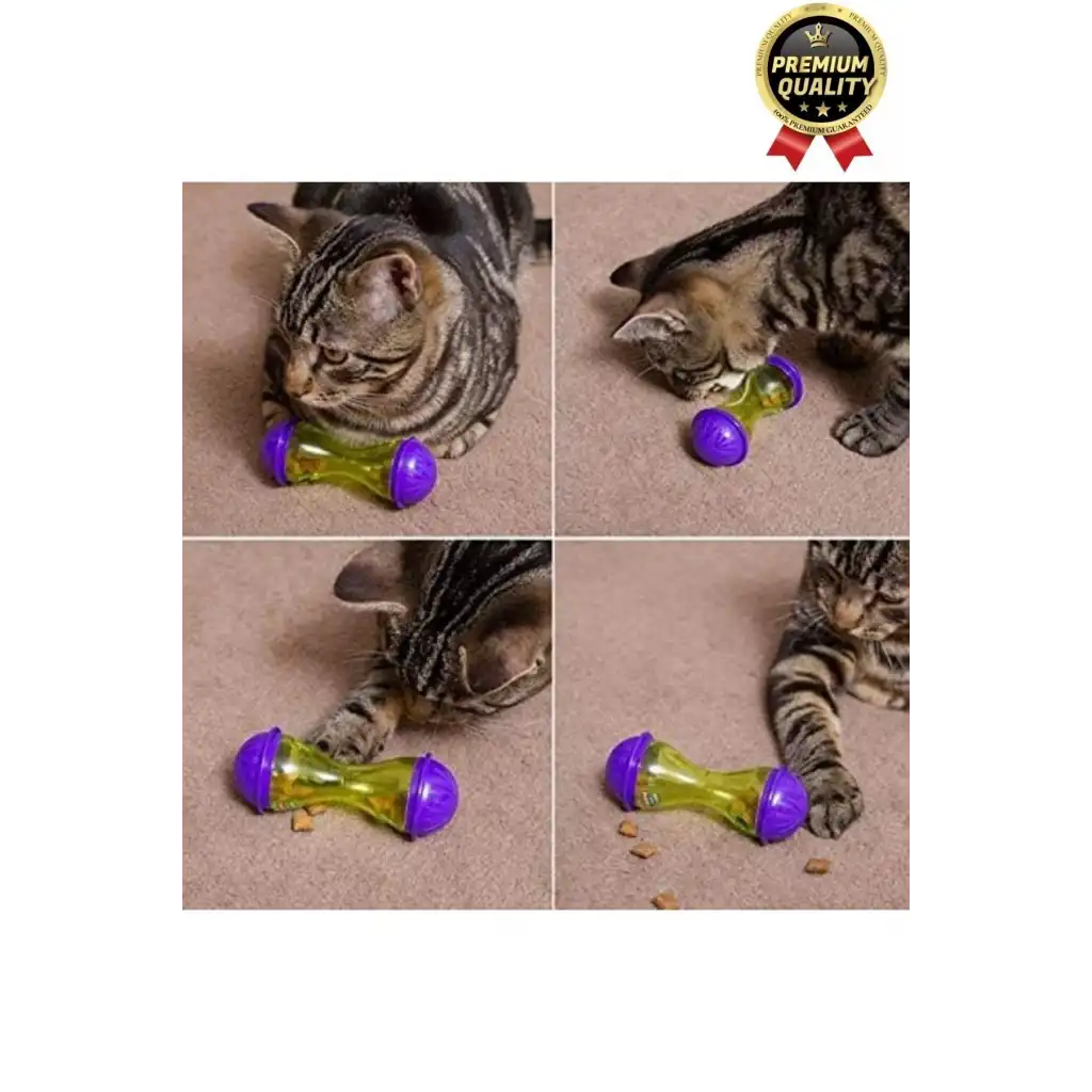 Premium Seri Saklama Hazneli İçgüdüsel Avlanma Kum Saati İnteraktif Kedi köpek Ödül Maması Oyuncağı
