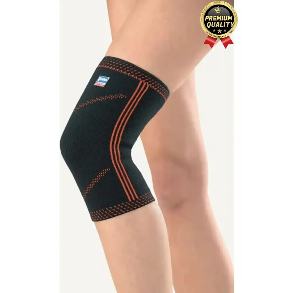 Premium Seri Konforlu Maksimum Koruma Ortopedik Çift Taraflı Elastik Örme Likralı Spor Dizlik Unisex