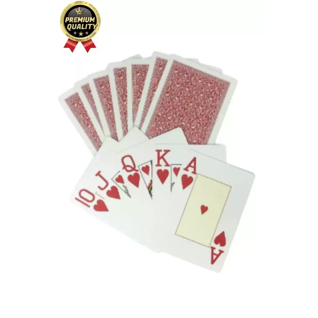 Premium Seri Eğlence Estetik Baskı Yarı Plastik Poker Texas Holden Casino 21 Blackjack Oyun Kartları