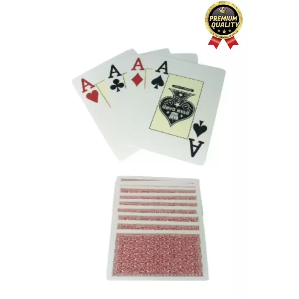 Premium Seri Eğlence Estetik Baskı Yarı Plastik Poker Texas Holden Casino 21 Blackjack Oyun Kartları