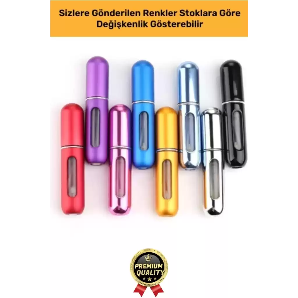 Özel Üretim Pratik Otomatik Doldurulabilir Taşınabilir Atomizer Seyahat Mini Cep Parfüm Şişesi 5 Ml