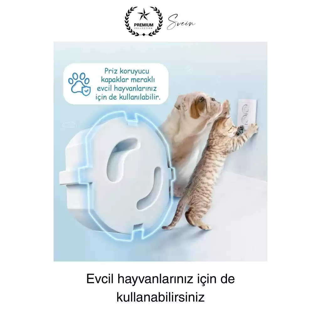 6 Adet Sert Plastik Dayanıklı Bebek Çocuk Priz Koruma Güvenlik Koruyucu Aparat Emniyet Kapağı Beyaz