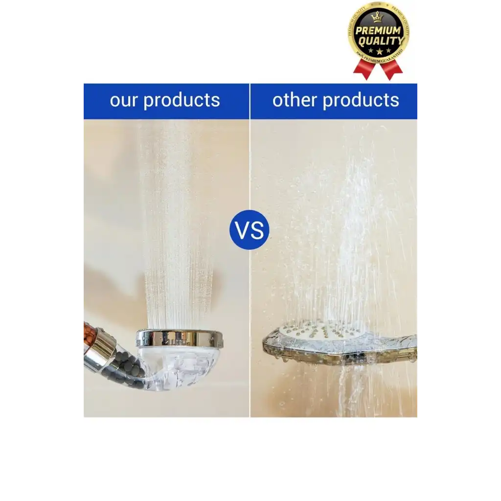 Özel Üretim Zeolid Taşlı Yüksek Emisyon Güçlü Su Tasarruflu Tazyikli Kireç Önleyici Duş Başlığı