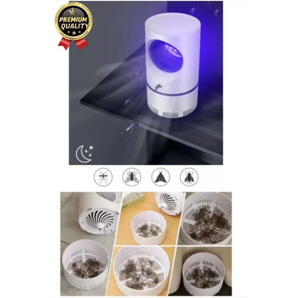 Premium Kimyasalsız Sessiz Şarjlı Uv 6 Işıklı Elektrikli Haşere Böcek Sinek Kovucu Öldürücü Lamba
