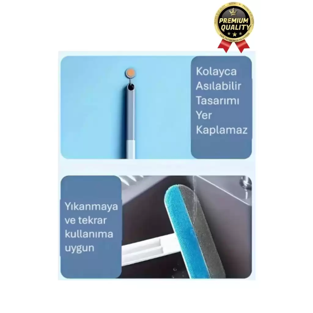 Çok Amaçlı Çift Taraflı Uzun Saplı Koltuk Halı Hijyeni Kedi Köpek Evcil Hayvan Tüy Temizleme Fırçası
