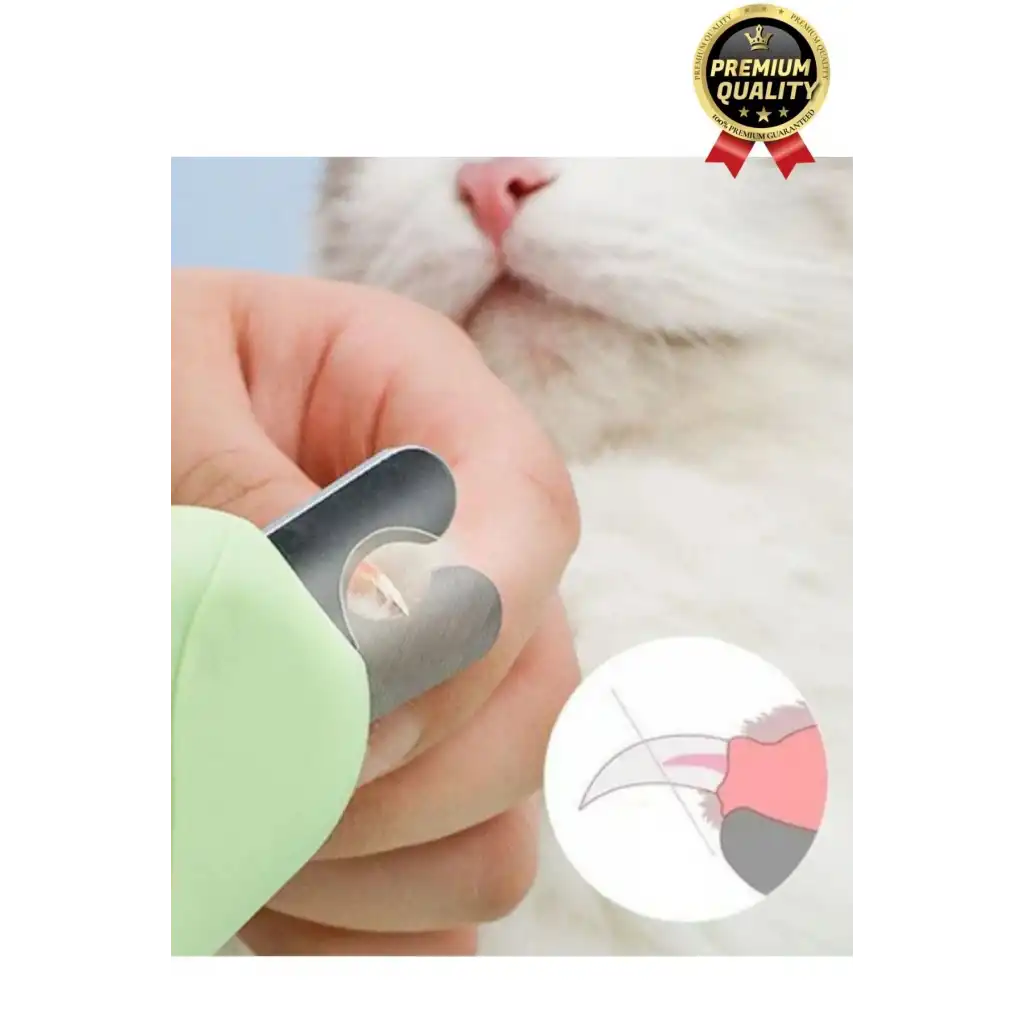 Çok Amaçlı Sıçrama Koruyucu Pilli Kedi Köpek Kuş Evcil Hayvan Ledli Işıklı Törpülü Tırnak Makası