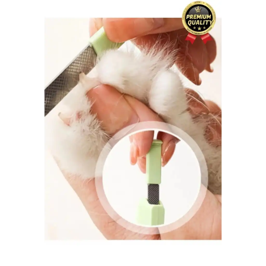 Çok Amaçlı Sıçrama Koruyucu Pilli Kedi Köpek Kuş Evcil Hayvan Ledli Işıklı Törpülü Tırnak Makası