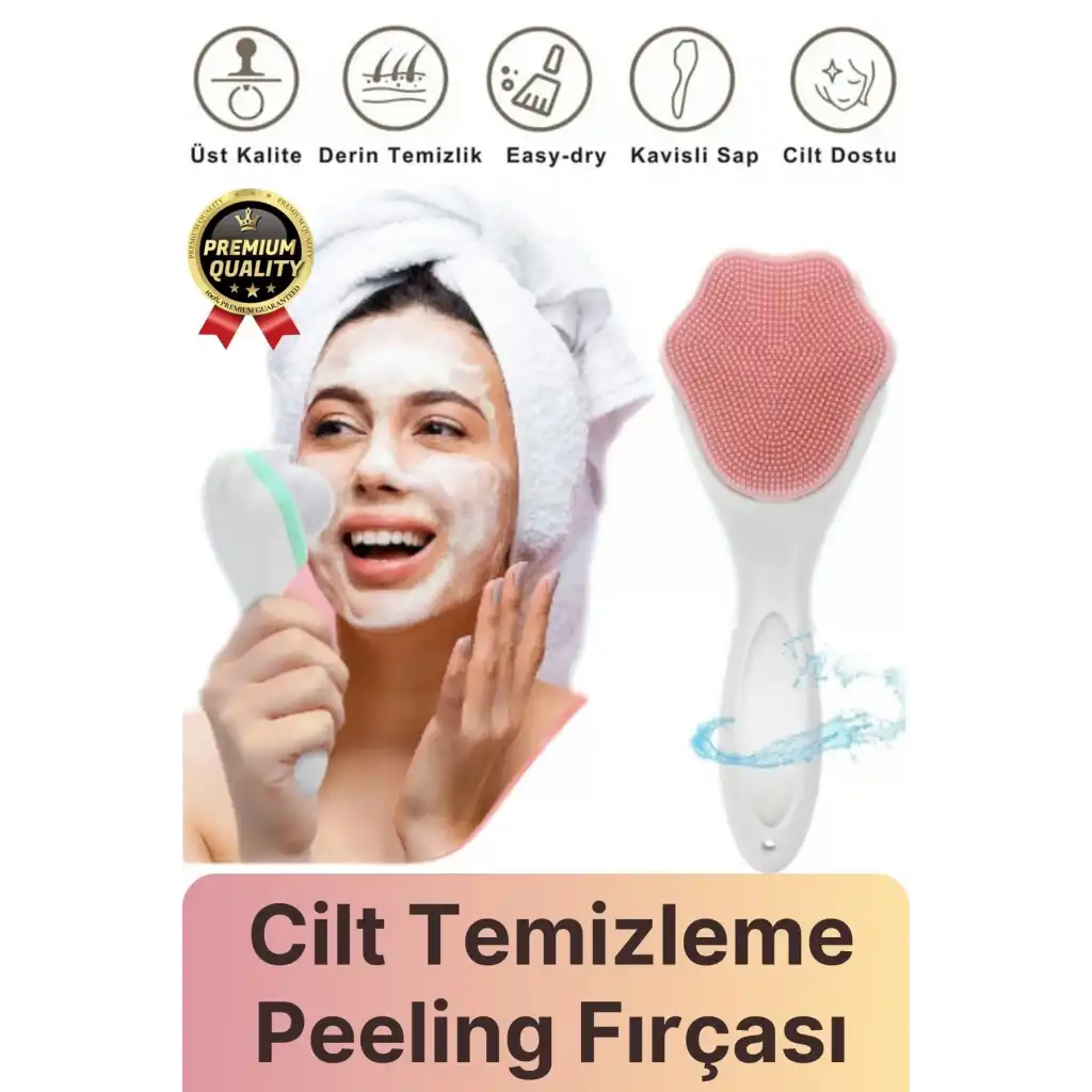 Özel Üretim Asılabilir Ergonomik Yumuşak Hassas Dokunuşlu Makyaj Cilt Temizleme Peeling Fırçası
