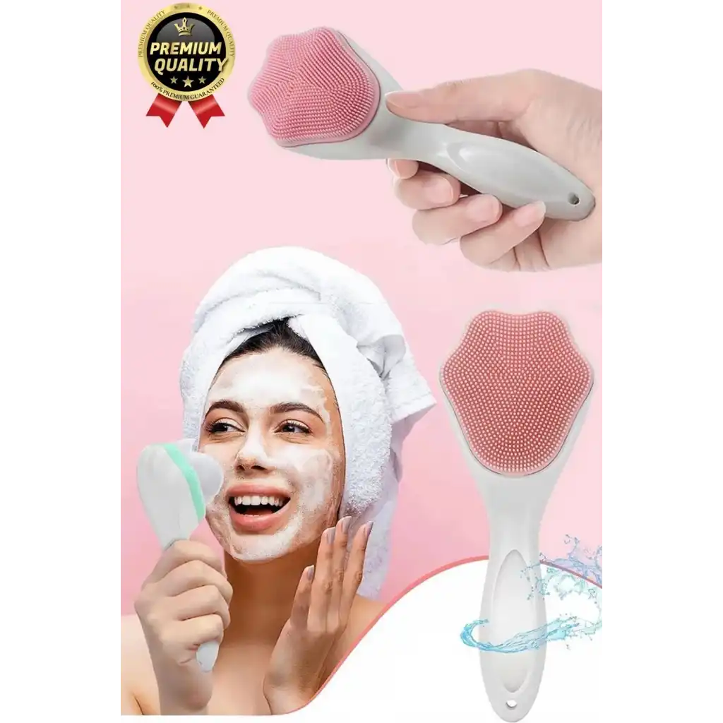 Özel Üretim Asılabilir Ergonomik Yumuşak Hassas Dokunuşlu Makyaj Cilt Temizleme Peeling Fırçası