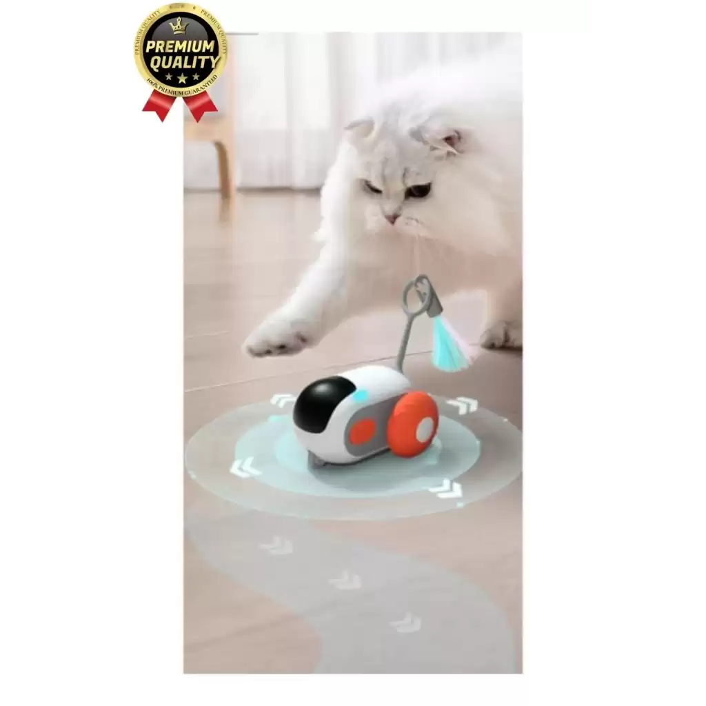 Yeni Nesil Şarjlı Renkli Kuyruk Aparatlı Eğlenceli Akıllı Uzaktan Kumandalı Robot Kedi Oyuncağı