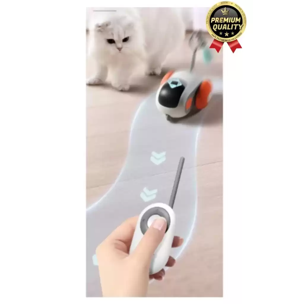 Yeni Nesil Şarjlı Renkli Kuyruk Aparatlı Eğlenceli Akıllı Uzaktan Kumandalı Robot Kedi Oyuncağı