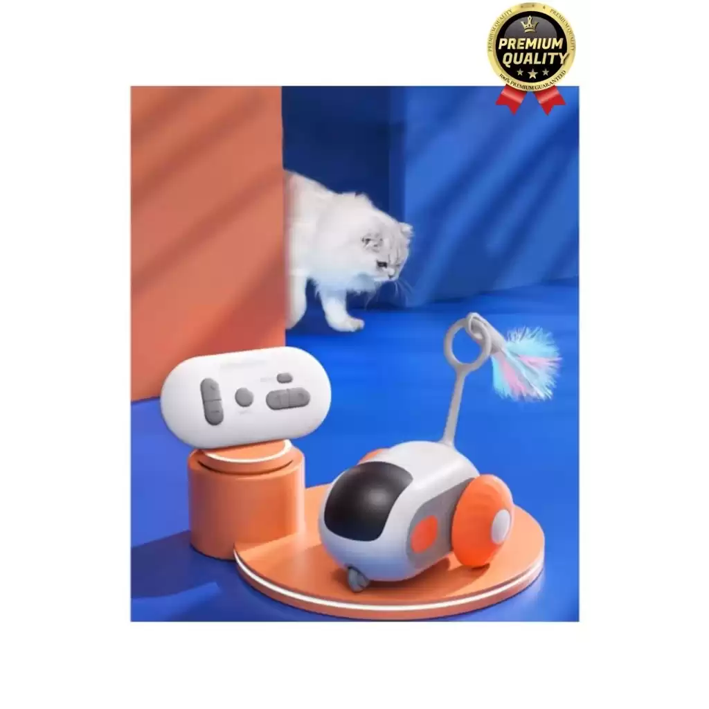 Yeni Nesil Şarjlı Renkli Kuyruk Aparatlı Eğlenceli Akıllı Uzaktan Kumandalı Robot Kedi Oyuncağı