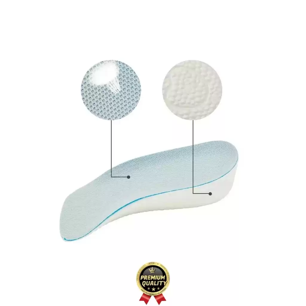 Eva Bellek Köpük Stoma Ortopedik Boy Uzatıcı Spor Ayakkabı Topuk Yükseltici Köpük Tabanlık 2.5 Cm