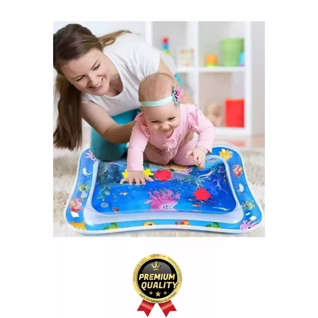 Premium Bebek Oyuncağı Eğlenceli Karın Üstü Aktivite Egzersiz BPA İçermez Emekleme Su Oyun Matı