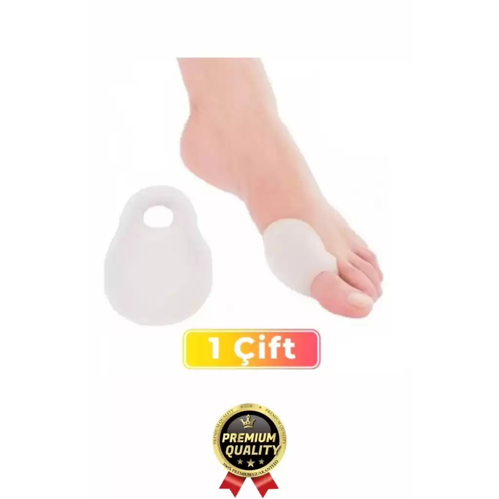 Yüksek Kalite Yumuşak Halluks Valgus Makaralı Bunyon Silikon Ayak Başparmak Kemik Koruyucu 1 Çift
