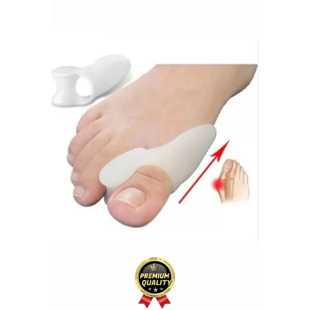 Yüksek Kalite Yumuşak Halluks Valgus Makaralı Bunyon Silikon Ayak Başparmak Kemik Koruyucu 1 Çift