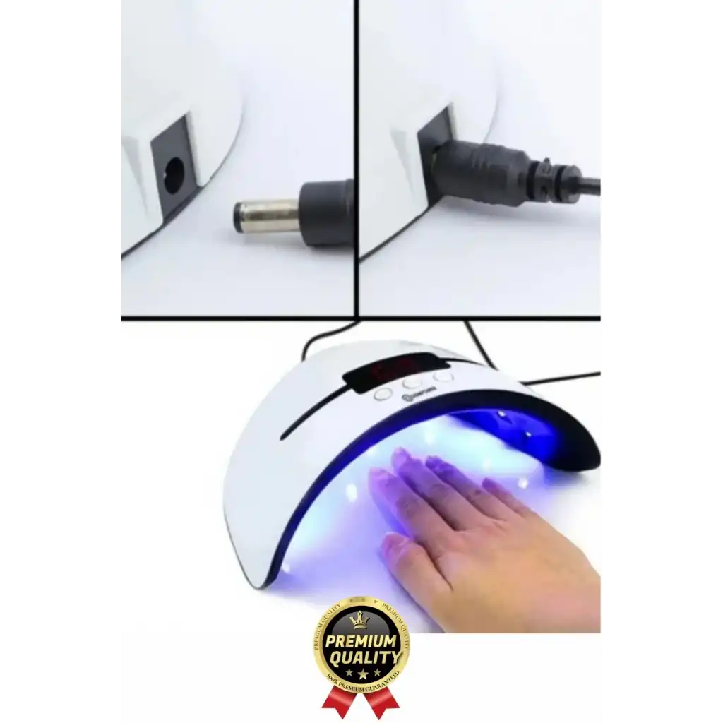 Profesyonel Dijital Göstergeli Otomatik 36W 12 Adet Uv Led Işıklı 3 Modlu Tırnak Jel Oje Kurutucu