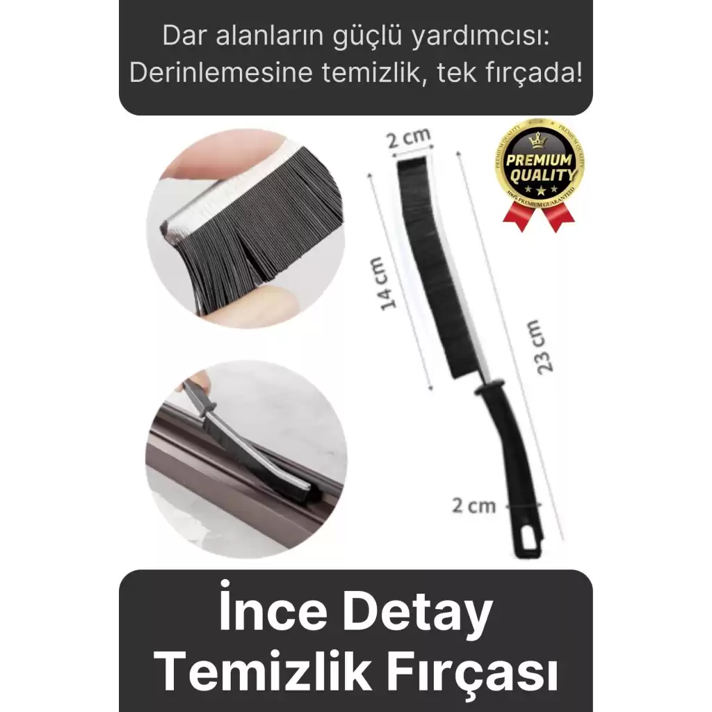 Çok Amaçlı Dayanıklı Pratik Banyo Mutfak Lavabo Ocak Derz Arası İnce Detay Temizlik Fırçası 1 Adet