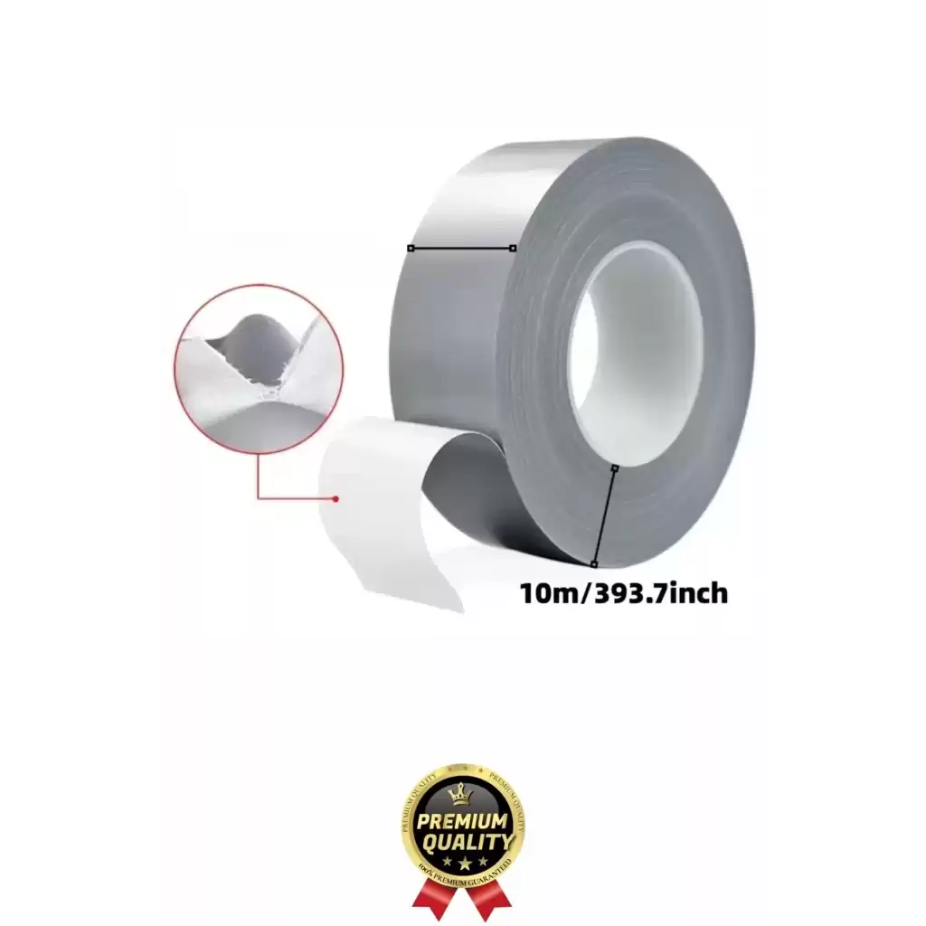 2 Adet Ekstra Güçlü Dayanıklı Su Geçirmez Sızdırmaz Yalıtım İzolasyon Beyaz Tamir Bandı 10 Mt 48 Mm
