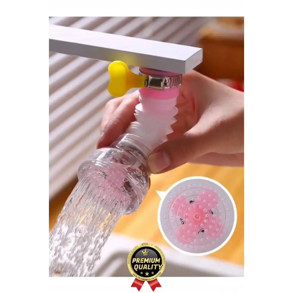 Özel Üretim Dayanıklı Su Tasarruflu Filtreli 360 Derece Oynar Mineral Taşlı Pervaneli Musluk Başlığı