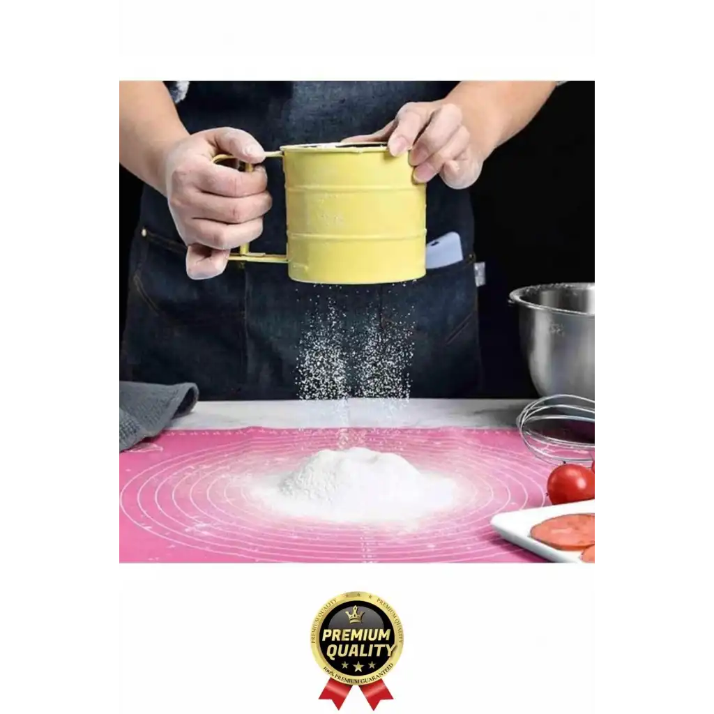 Özel Seri Isıya Dayanıklı Ölçekli Gıda Uyumlu Kaymaz Silikon Hamur Açma Yoğurma Matı Örtüsü 50x40 cm