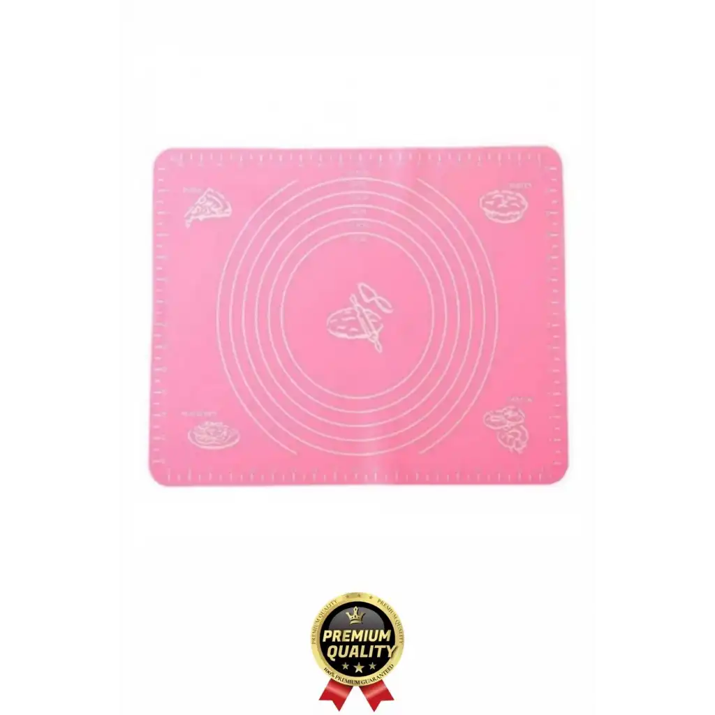 Özel Seri Isıya Dayanıklı Ölçekli Gıda Uyumlu Kaymaz Silikon Hamur Açma Yoğurma Matı Örtüsü 50x40 cm