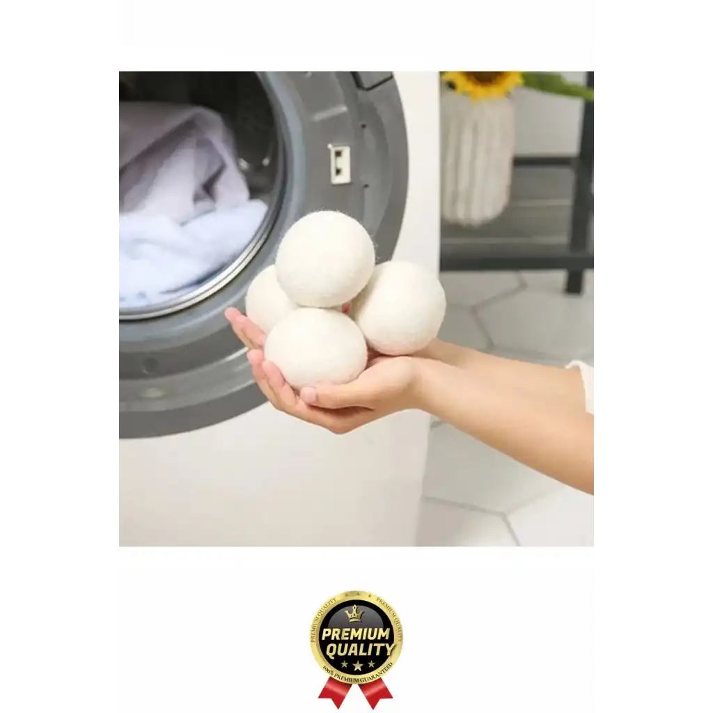 Sürtünme Engellen Kırışıklık Azaltıcı Çabuk Kuruma Yün Çamaşır Makinesi Kurutma Topu Yumuşatıcı 3lü