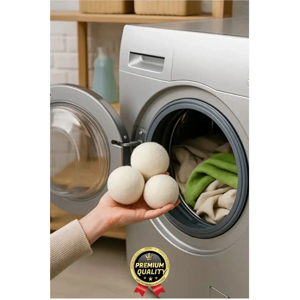 Sürtünme Engellen Kırışıklık Azaltıcı Çabuk Kuruma Yün Çamaşır Makinesi Kurutma Topu Yumuşatıcı 3lü