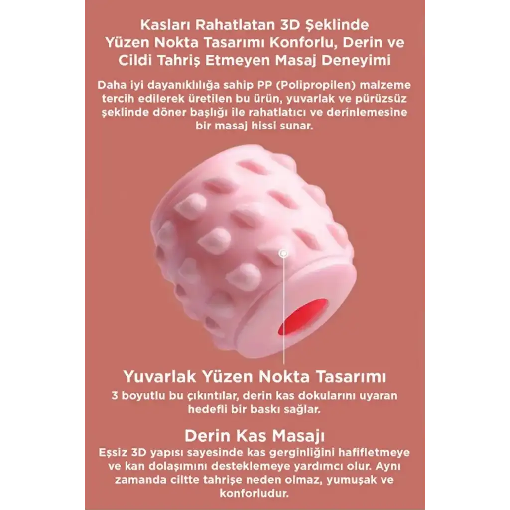 Yeni Nesil Kas Gevşetici Ayarlanabilir Roller Lenf Drenaj Rulosu 9 Tekerlekli Selülit Masaj Aleti