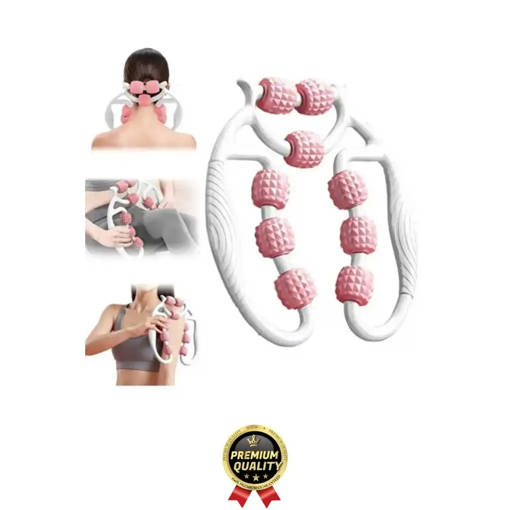 Yeni Nesil Kas Gevşetici Ayarlanabilir Roller Lenf Drenaj Rulosu 9 Tekerlekli Selülit Masaj Aleti