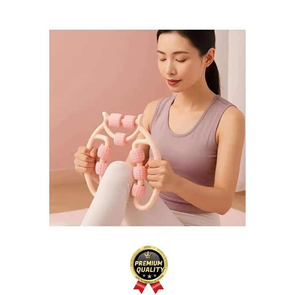 Yeni Nesil Kas Gevşetici Ayarlanabilir Roller Lenf Drenaj Rulosu 9 Tekerlekli Selülit Masaj Aleti