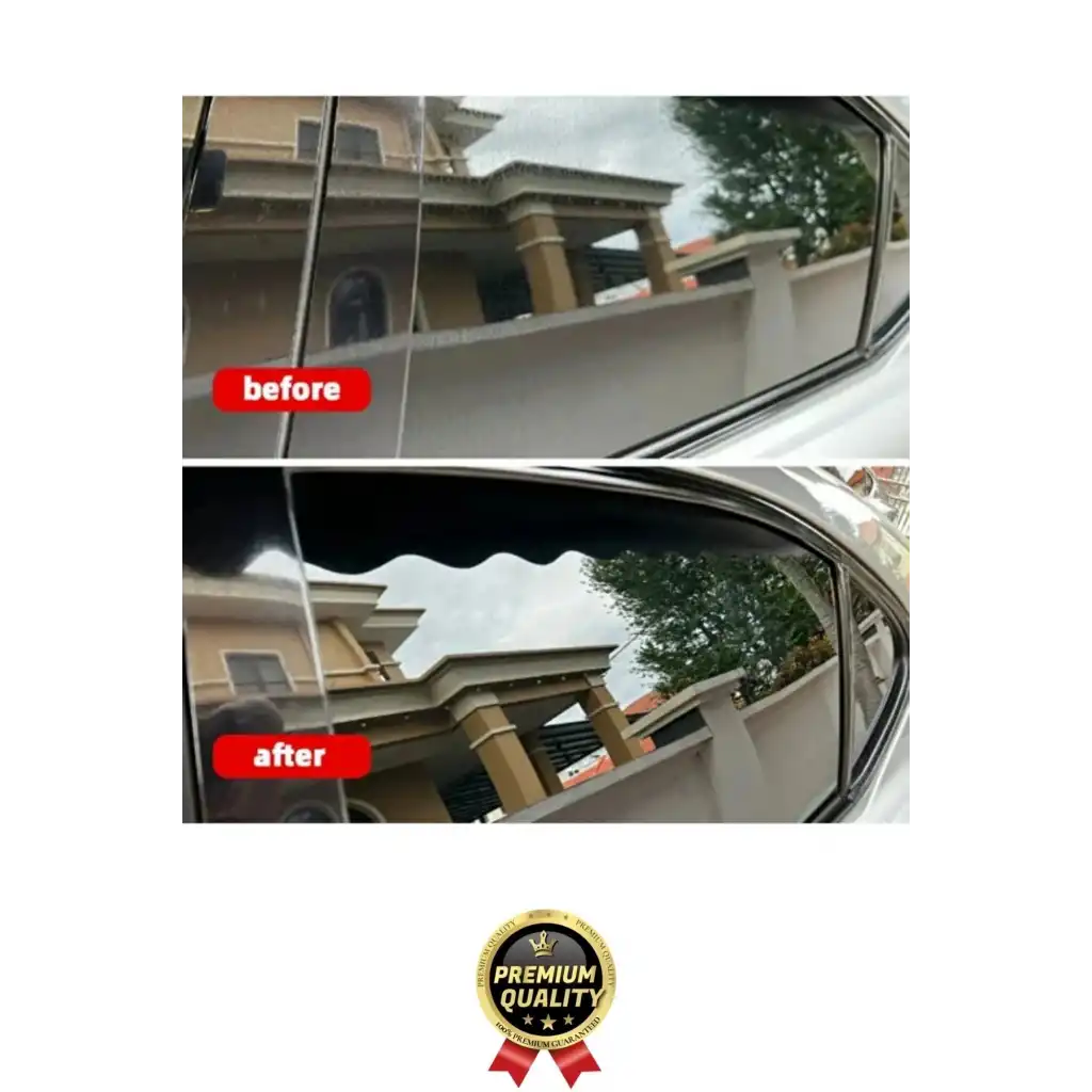 Premium Net Güvenli Görüş Yan Ayna İç Cam Yağmur Sis Buğu Engelleme Araç Yağ Filmi Temizleme Süngeri