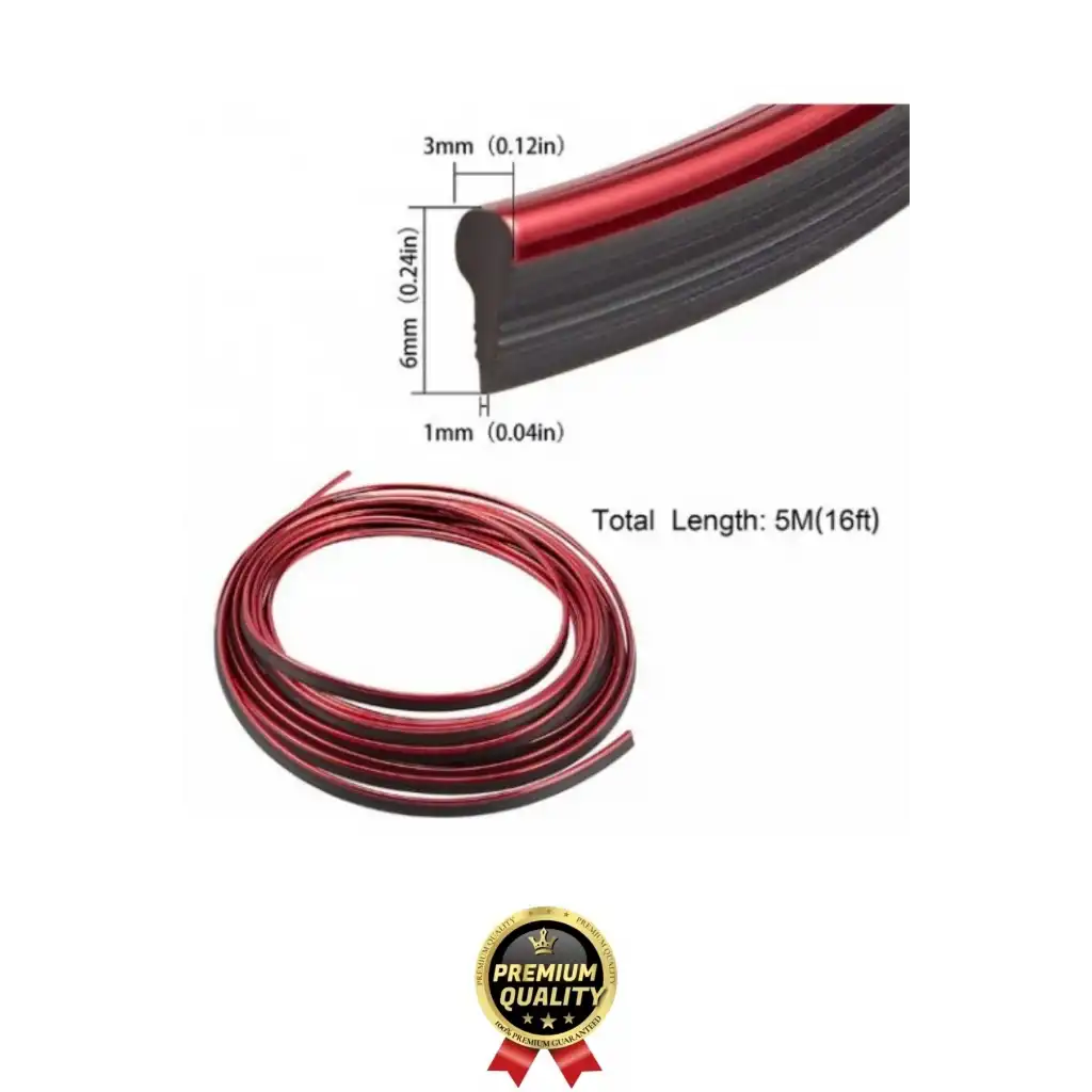Premium Dekoratif Modern Canlı Görünüm Araç İçi Torpido Kapı Döşeme Fitili 5 Metre Mavi Trim Şeridi