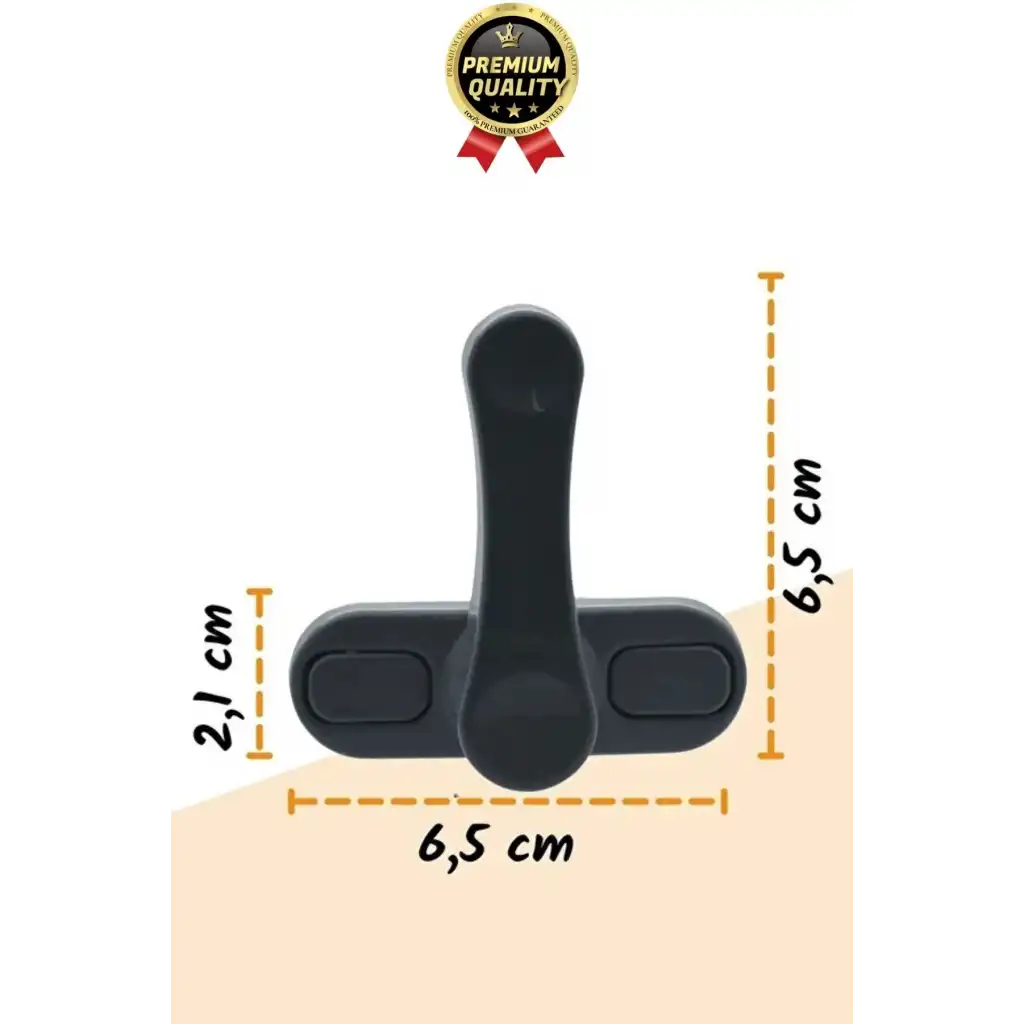 Premium Dayanıklı Koruma Antrasit Çekmeli Metal Pvc Kapı Pencere Hırsız Çocuk Emniyet Kilidi 1 Adet