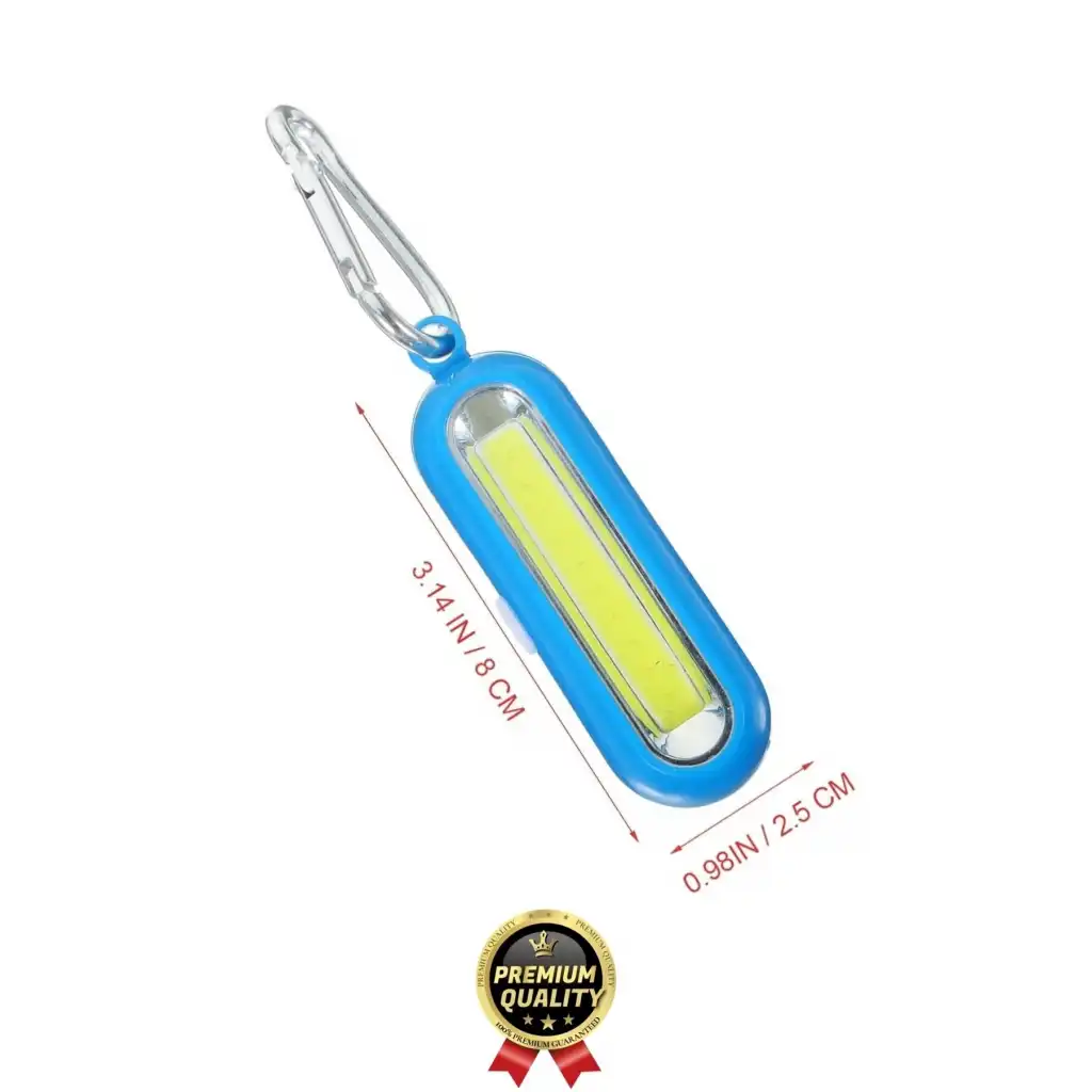 Premium Taşınabilir Kamp Okul Güçlü Işık Aydınlatma 3 Modlu Pilli Sarı Mini Led Anahtarlık El Feneri