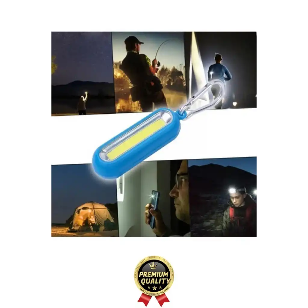 Premium Taşınabilir Kamp Okul Güçlü Işık Aydınlatma 3 Modlu Pilli Sarı Mini Led Anahtarlık El Feneri