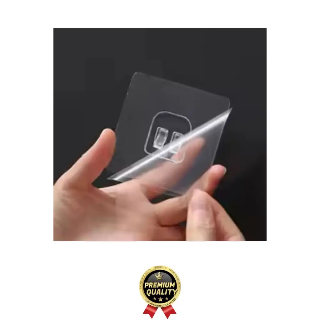 4 Adet Ultra Güçlü Suya Dayanıklı İz Bırakmaz Şeffaf Mutfak Banyo Tablo Raf Ayna Tutucu Askı Kanca