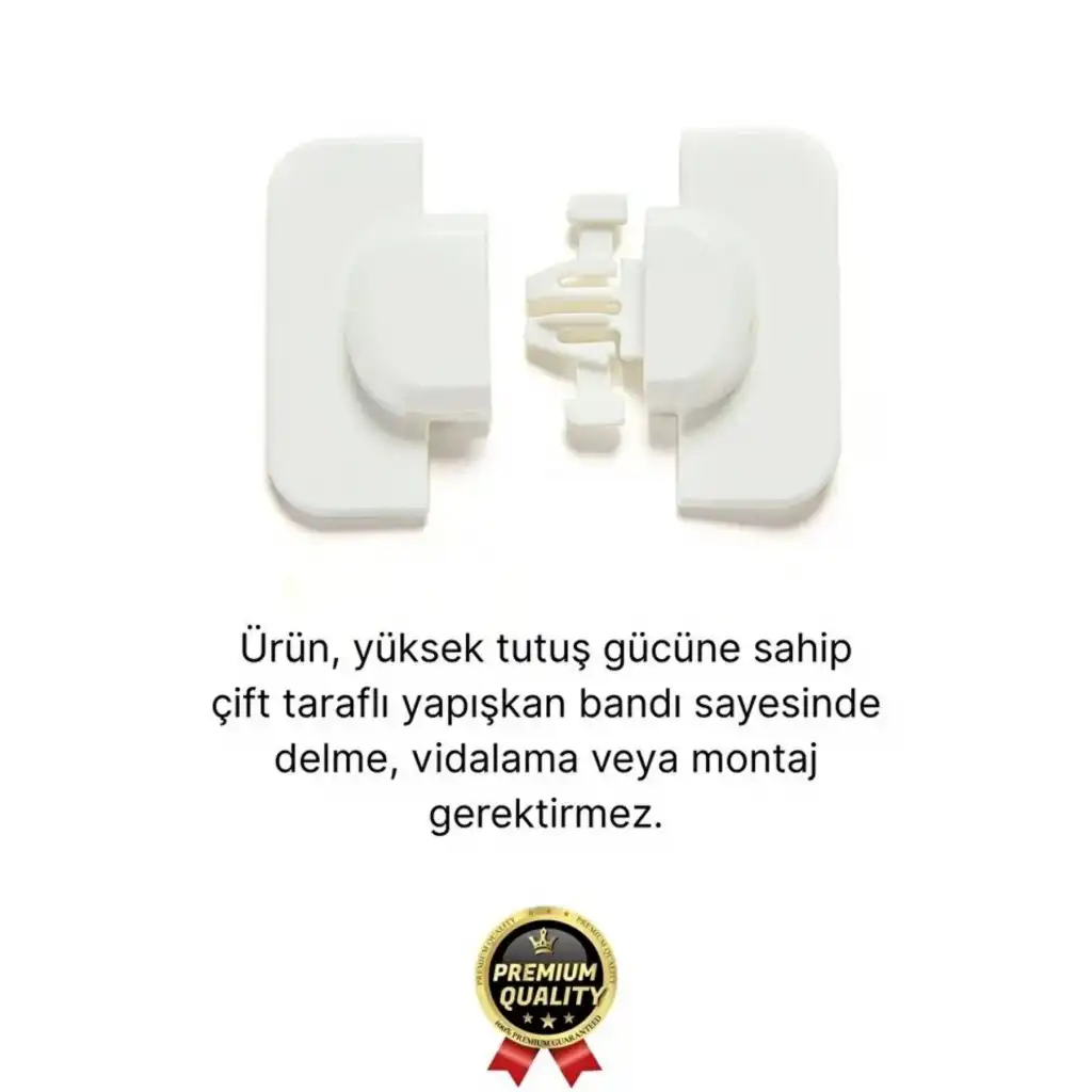 Özel Üretim Çekmece Buzdolabı Dolap Pencere Sabitleyici Bebek Çocuk Koruyucu Güvenlik Kilidi 2 Adet