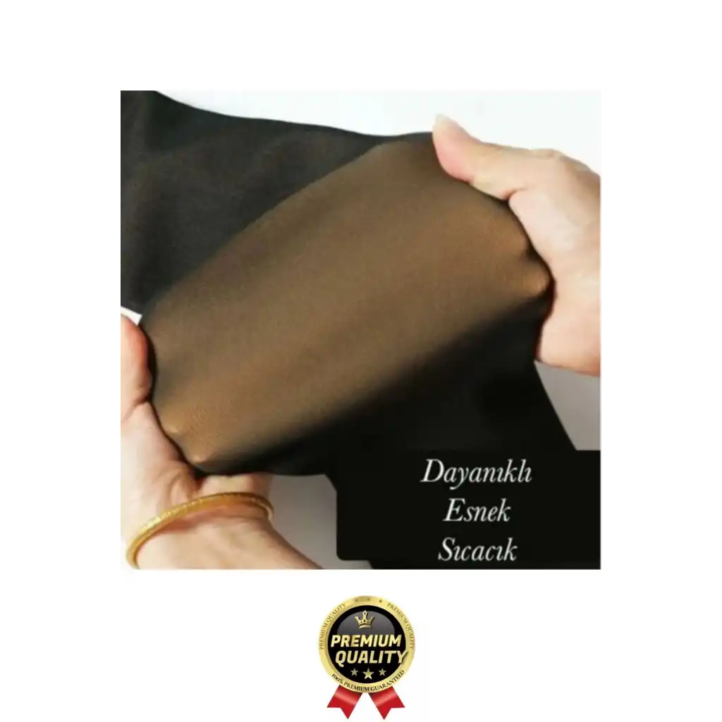 Şık Tasarım Rahat Sıcak Tutan Toparlayıcı Korse Destekli Ten Görünümlü İçi Peluş Termal Tayt Çorap